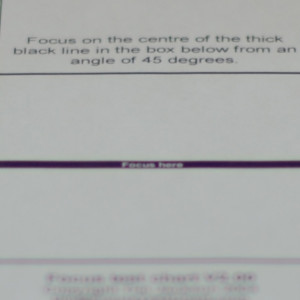 Снимка при стандартен фокус