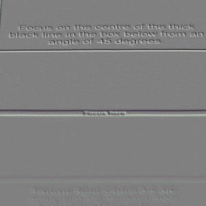 Снимка при стандартен фокус