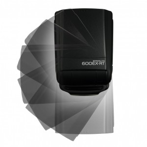 SPEEDLITE 600EX-RT TOP ROTATE LEFT