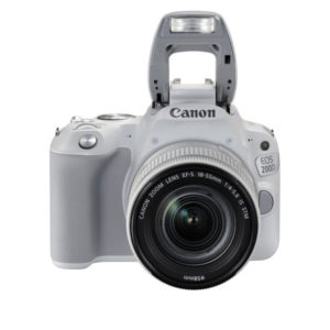 EOS 200D Flash Up EF-S18-55ISSTMf4-5 WHT FRA