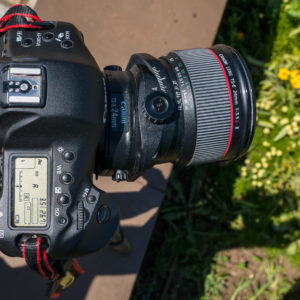 Положение на обектива за получаване на ефект миниатюра Положение на обектива за получаване на ефект миниатюра